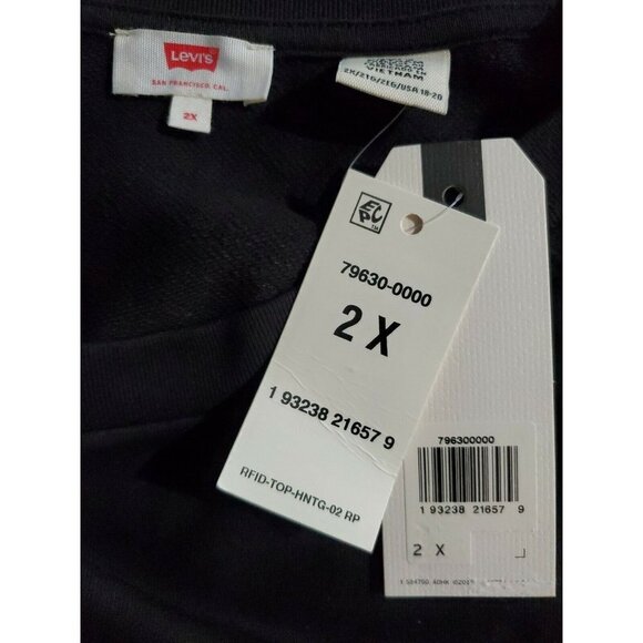 Levis Reese Fringe Crew Neck Sweatshirt Plus Size - Picture 3 of 6